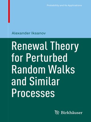 cover image of Renewal Theory for Perturbed Random Walks and Similar Processes